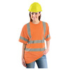 High Vis Orange OccuNomix Class 3 High-Vis Short Sleeve T-Shirt - LUX-SSETP3B