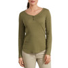 Olive Dickie's Women's Long Sleeve Henley Shirt