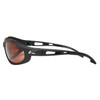 Edge Dakura Safety Glasses - Black Frame, Polarized Copper Driving Lens - TSM215