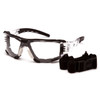 Clear Anti-Fog Pyramex Safety Fyxate Foam Padded Safety Glasses