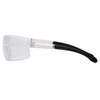Pyramex Provoq Safety Glasses - Clear Anti-Fog Lens - Clear Frame