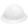 ERB Safety Americana Full Brim Slotted Hard Hat 4-Point Ratchet Suspension