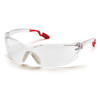 Pyramex Achieva Safety Glasses - Clear Lens - Pink Temples