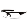 Venture Gear Tensaw Safety Glasses - Clear Anti-Fog Lens - Black Frame