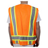 Rugged Blue Type R Class 2 High-Vis Two-Tone Surveyor Mesh Back Safety Vest