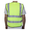 Rugged Blue Type R Class 2 High-Vis Mesh Safety Vest - High Vis Yellow