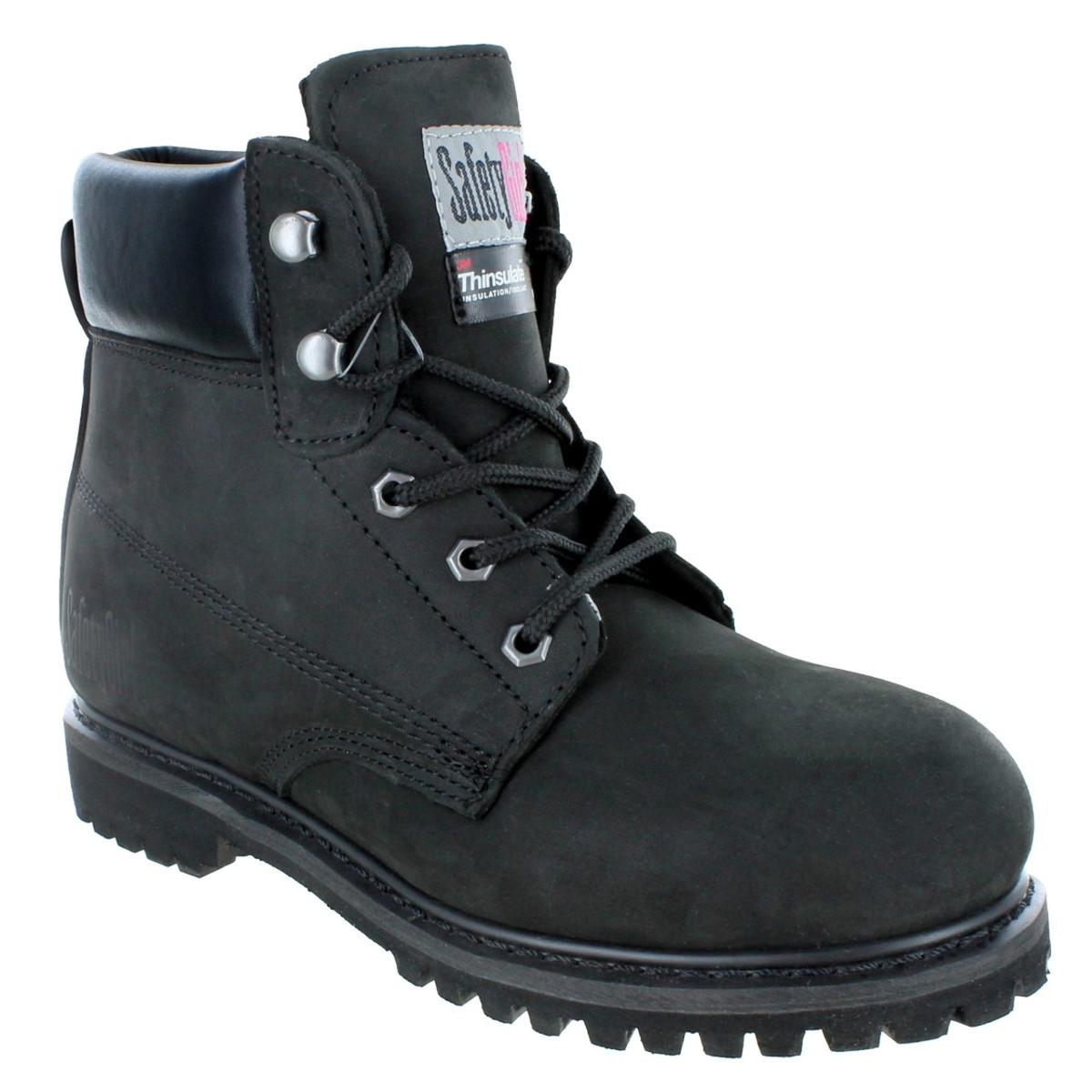 Warm steel toe work clearance boots