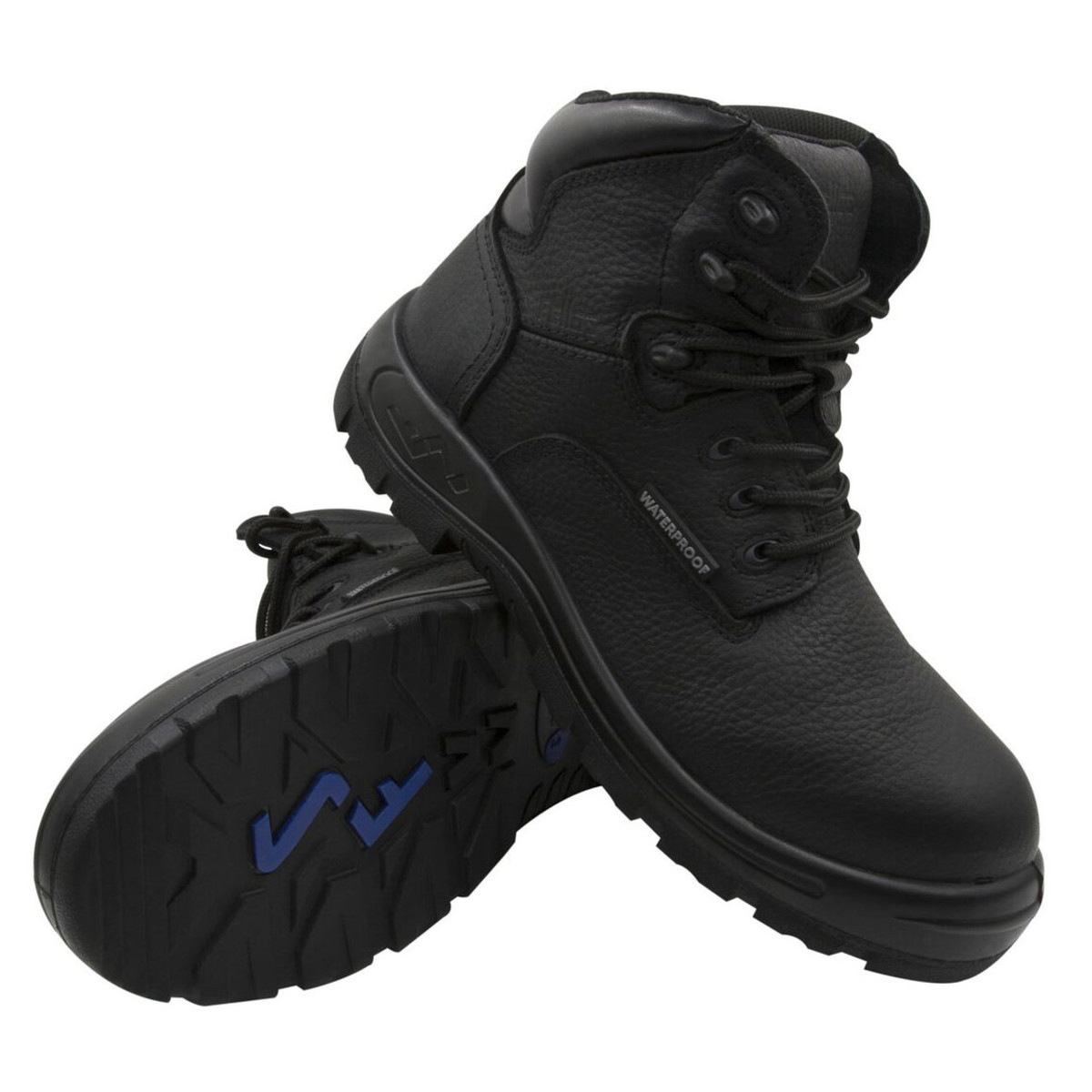 Genuine Grip Women's S Fellas Black Poseidon Composite Toe WP Work ...