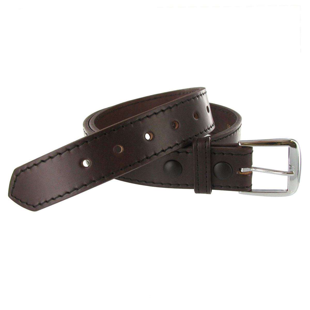 Boston Leather 1.75 Garrison Leather Belt, USA Made - 6505