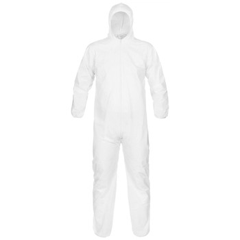 Disposable Hooded Microporous Breathable Coverall: MPCOV-300 in M, L, XL, 2XL