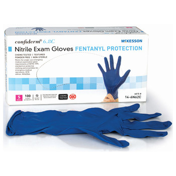 McKesson Confiderm 6.8C Exam Glove - 6.3 mil - Box of 100 (S, L, XL)