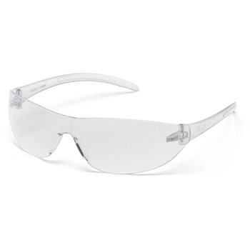 Pyramex Alair Safety Glasses - Clear H2X Anti-Fog Lens - Clear Frame