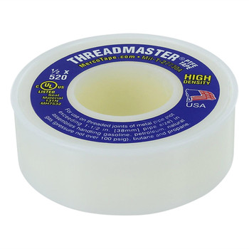 Rugged Blue M 66 Threadmaster Threadseal Tape 1/2in x 520in Yellow