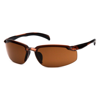 Venture Gear Waverton Safety Glasses - Bronze Lens - Brown Frame