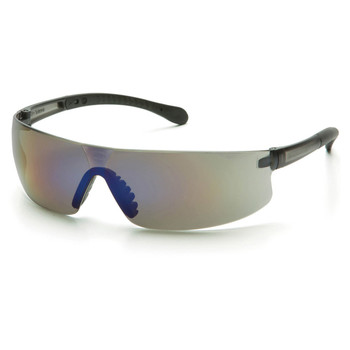 Pyramex Provoq Safety Glasses - Blue Mirror Lens - Blue Mirror Frame