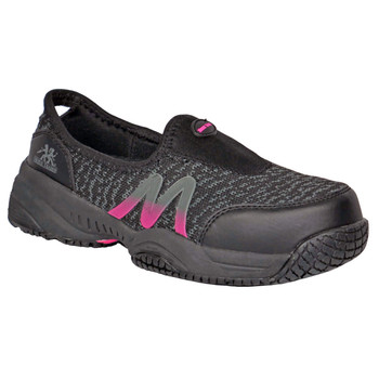 Moxie Trades Women's Zena Black Slip-On Composite Toe Shoes - MT50180