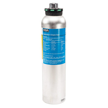 MSA Gas Calibration Cylinder - 58 L RP, (CH4)-1.45%, (O2)-15%, (CO) 60 PPM, (H2S)-20 PPM, (SO2)-10 PPM - 10117738