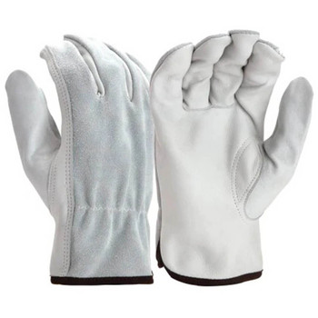 Pyramex GL2007K Value & Split Grain Cowhide Leather Driver Gloves