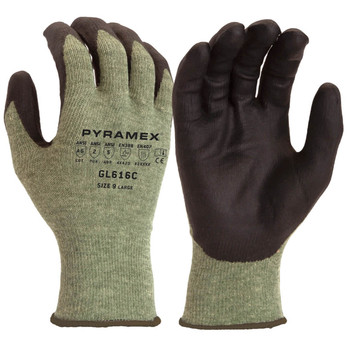 Pyramex GL616C A6 Cut Micro-Foam Nitrile Dipped Gloves