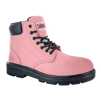 Safety Girl Women's Somerset Pink 6" Waterproof EH PR Steel Toe Boots - 15501-PNK