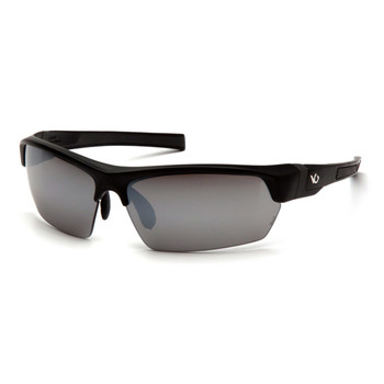 Venture Gear Tensaw Safety Glasses - Silver Mirror Anti-Fog Lens - Black Frame
