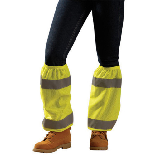 Yellow OccuNomix High-Vis Safety Shin Reflectors - LUX-SG