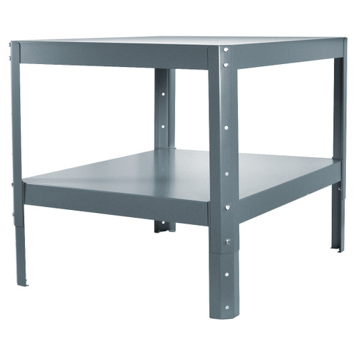 Heavy Duty Work Table Machine Stand - Adjustable Height 24in x 30in