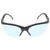 MCR Klondike KD1 Series Safety Glasses - Black Frame - Light Blue Lens