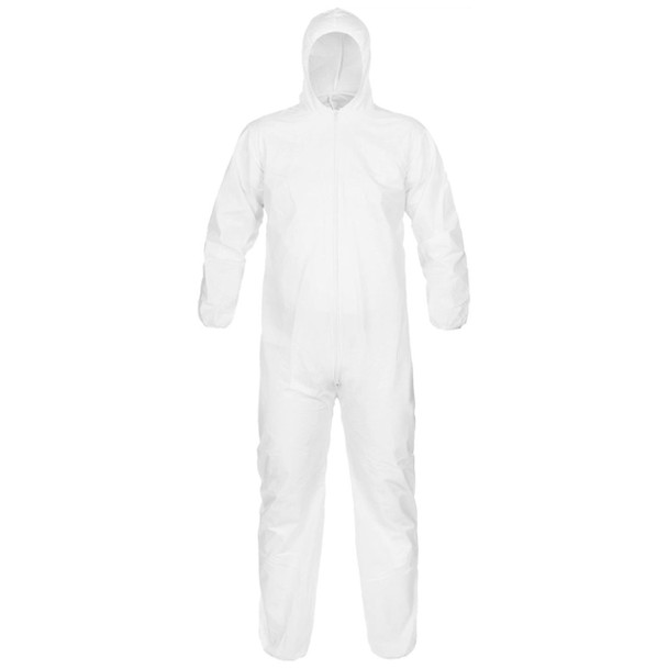 Disposable Hooded Microporous Breathable Coverall: MPCOV-300 - Medium