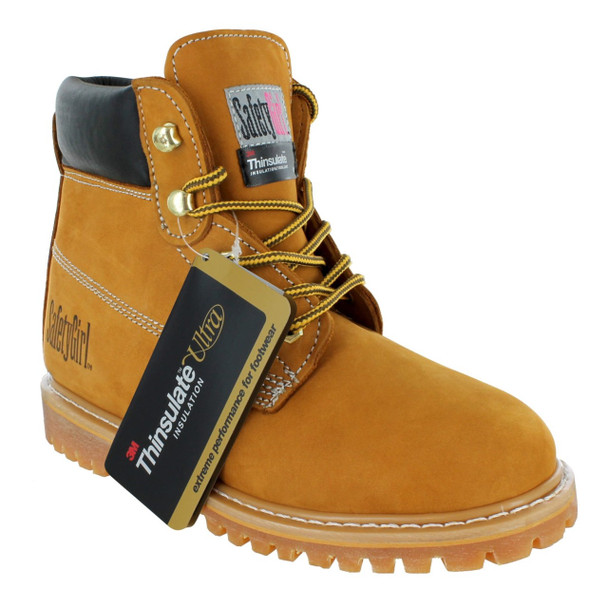 Safety Girl II Insulated Work Boots - Tan