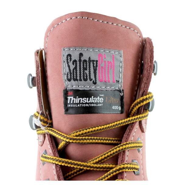 Safety Girl II Insulated Work Boots - Light Pink