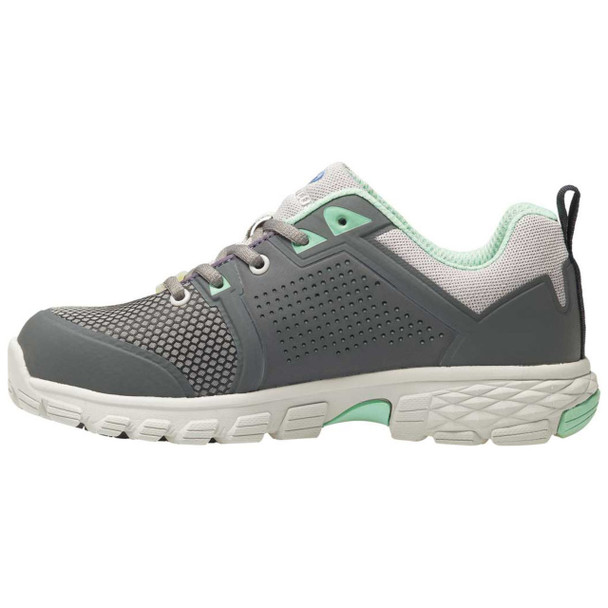 Nautilus Women's Zephyr Oxford Grey Alloy Toe Shoe