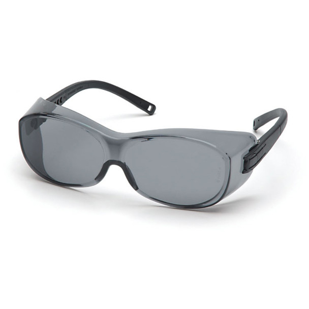 Pyramex OTS Safety Glasses - Gray Lens - Black Frame