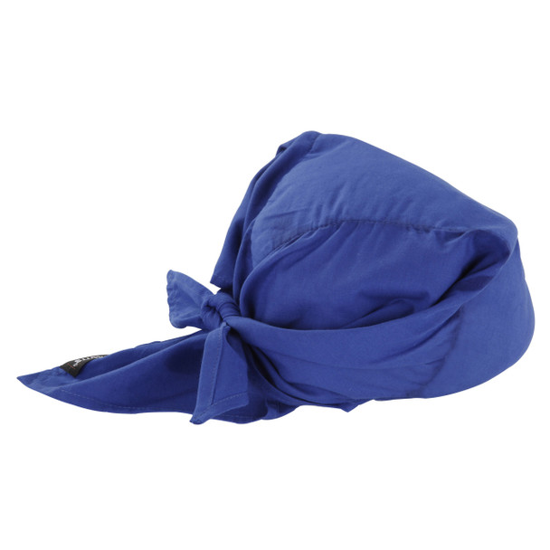 Blue Chill-Its Evaporative Cooling Triangle Hat with Cooling Towel - 6710CT
