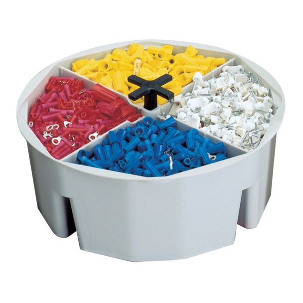 4 Inch High, Full-Round Bucket Tray by CLC