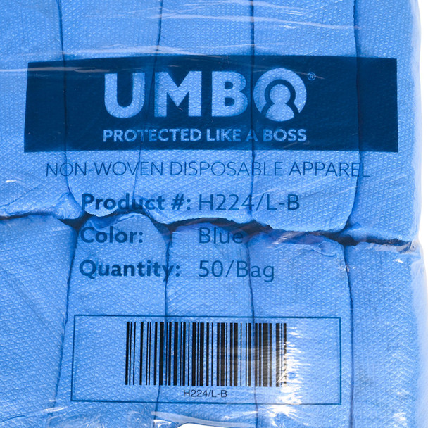 UMBO Blue Non-skid Polyethylene Shoe Covers - H224 - Box of 100
