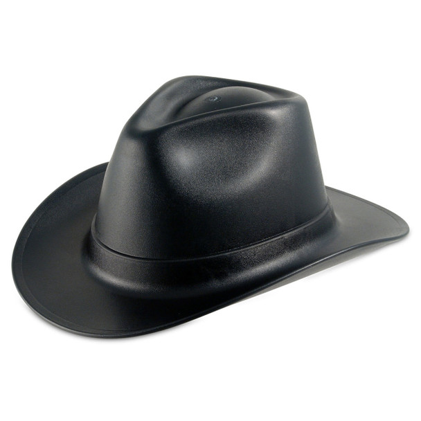 black Vulcan Cowboy 6-Point Ratchet Suspension Hard Hat