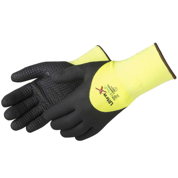 FroGrip Ultra-X F4905HG Hi-Vis Green A2 Cut Micro-Foam Nitrile Coated Gloves