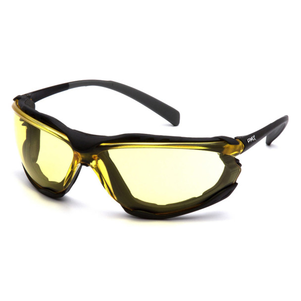 Amber Pyramex Proximity H2X Anti-Fog Safety Glasses