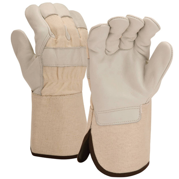 Pyramex GL1004W Premium Grain Cowhide Leather Palm Gloves