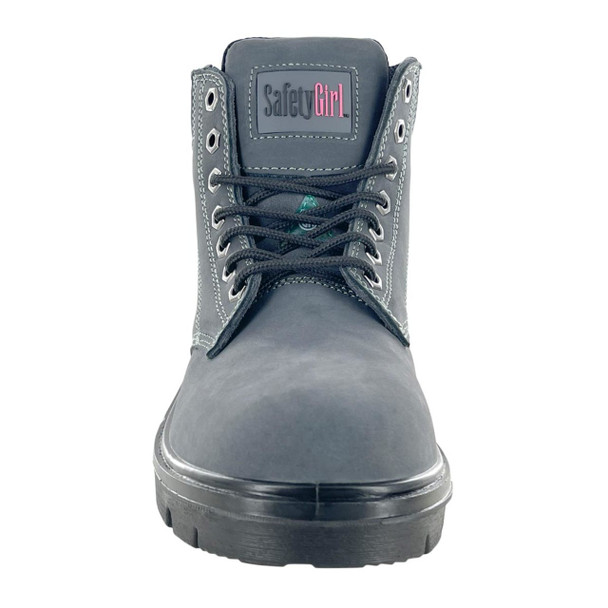 Safety Girl Women's Somerset Gray 6" Waterproof EH PR Steel Toe Boots - 15501-GRY