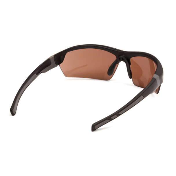 Venture Gear Tensaw Safety Glasses - Bronze Anti-Fog Lens - Black Frame