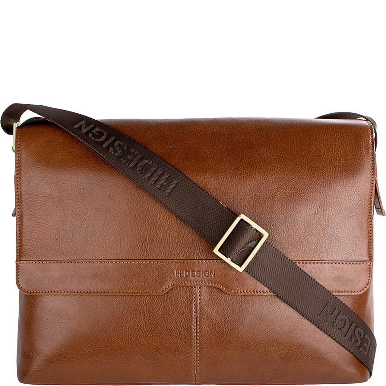 Men's Medium Leather Messenger Bag