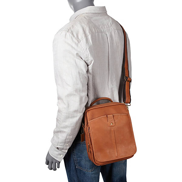 Classic iPad Leather Man Bag