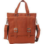 1342 Leather Backpack Purse Convertible Shoulder Bag with Buckle Flap S85 Camel Leather Convertible Backpack Shoulder Bag – Ruby Leather main image 3