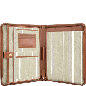 IMG iPad Leather Portfolio with Handmade Paper Notebook