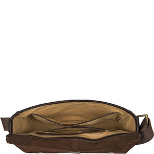 Aiden Canvas Leather Laptop Messenger