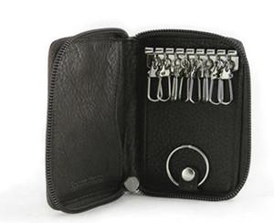 Eight Hook Zip Key Case with Valet