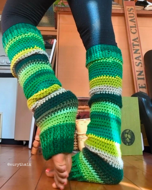 "Godzilla's Girlfriend" Slouchy Legwarmers READY TO SHIP 