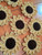 Set of 10 Yellow Sunflower Crochet Flower Appliques 3"
